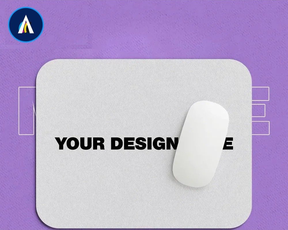 Mouse pads — Edge-to-edge print, rubber base